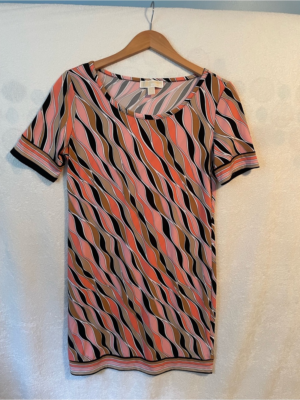 Michael Kohrs Multi-Print Short Sleeve Women's Dress